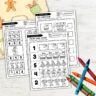 Free Elf Math Worksheets for Preschool Holiday Learning