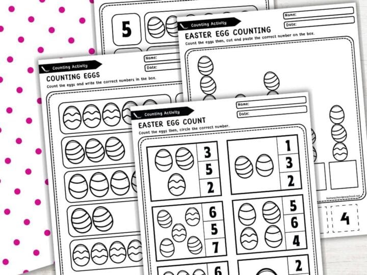 Image for Easter Egg Counting Practice