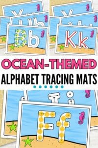 Ocean Alphabet Letters for Preschool Fun and Learning