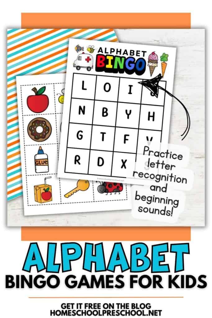 Alphabet Bingo with Pictures – Fun Letter Learning Game