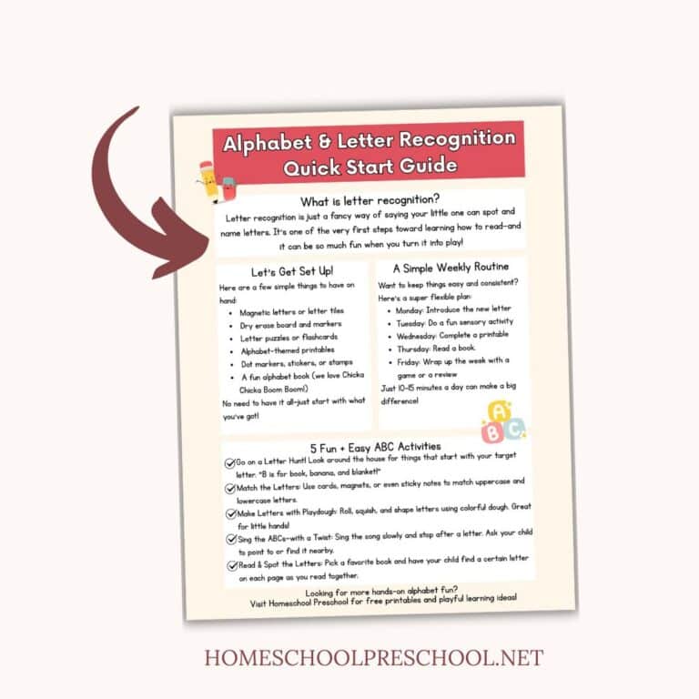 How to Teach Letter Recognition to Preschoolers