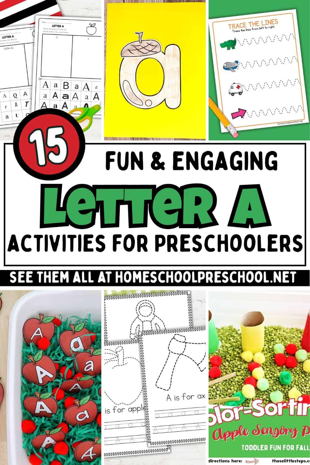 Preschool Letter A Activities for Early Learners