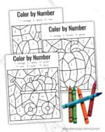 Pumpkin Color by Number Printable (Easy & Free Fall Activity)