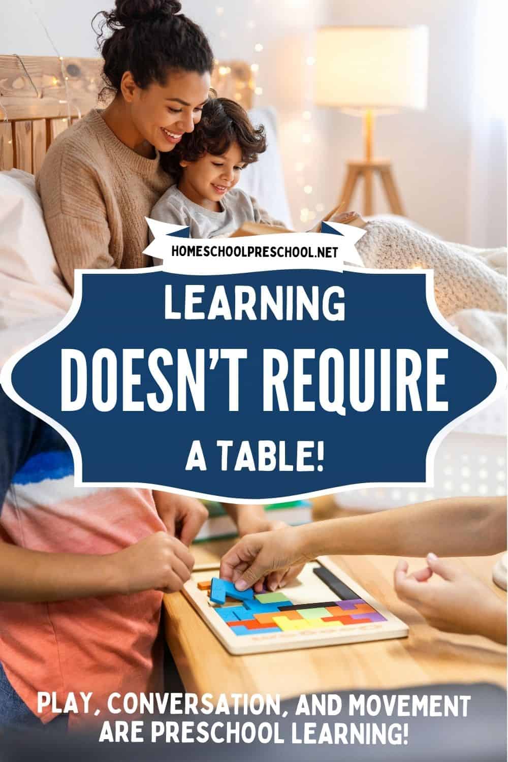 What Does Preschool Learning Look Like at Home? - Homeschool Preschool