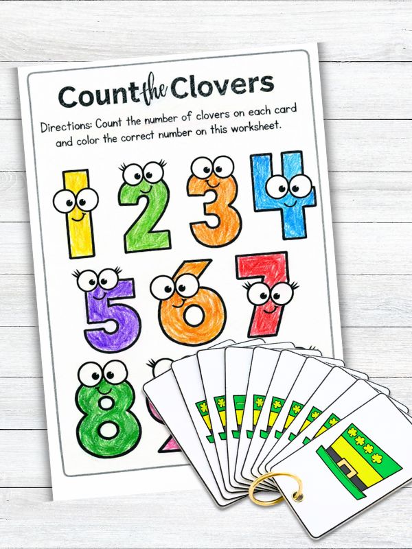 Shamrock Count and Color Activity