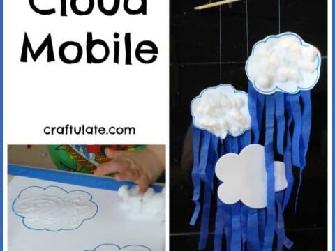 Image for Rain Cloud Mobile Craft