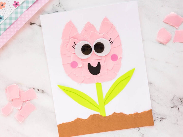 Image for Torn Paper Tulip Craft 
