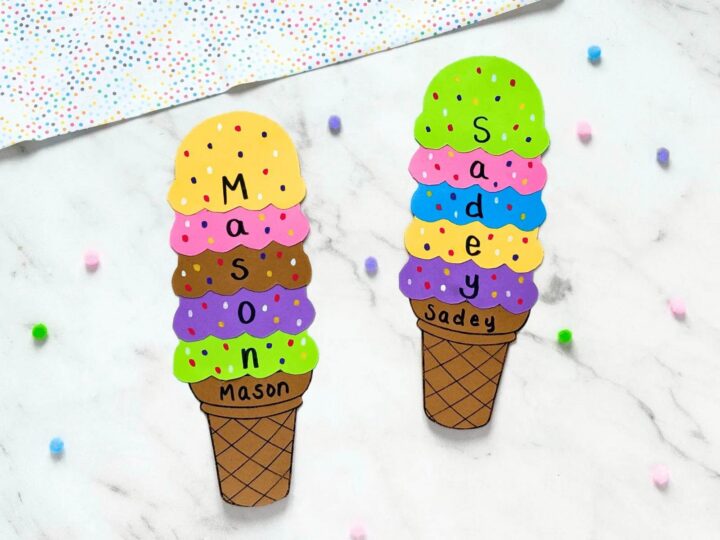 Image for Ice Cream Cone Name Craft