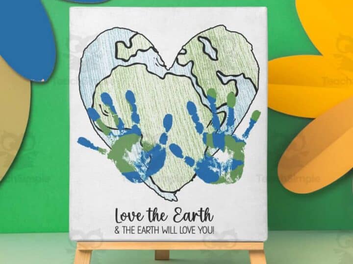 Image for Earth Day Handprint Craft