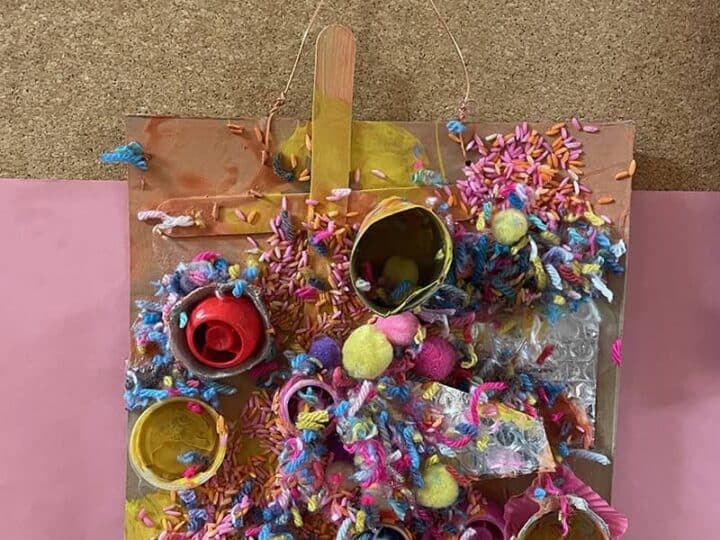 Image for Recycled Materials Collage Craft