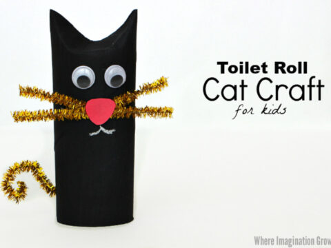 Image for Toilet Paper Roll Black Cat Craft for Preschoolers