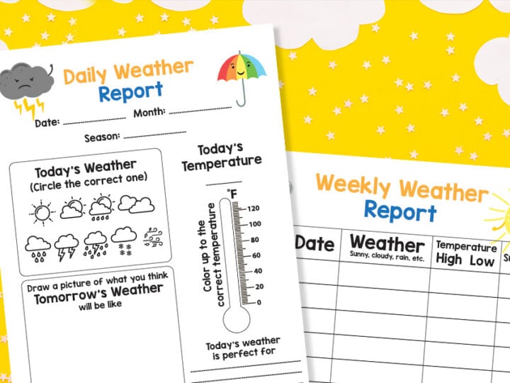 Image for Daily Weather Chart Printable