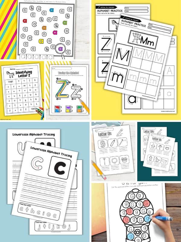 All in One Alphabet Worksheets