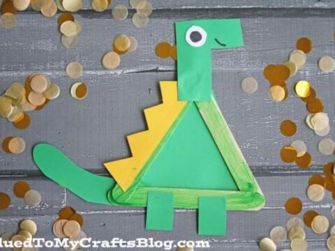 Image for Popsicle Stick Dinosaur Craft