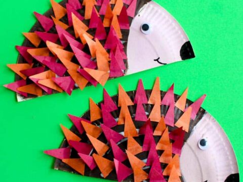 Image for Paper Plate Hedgehog Craft