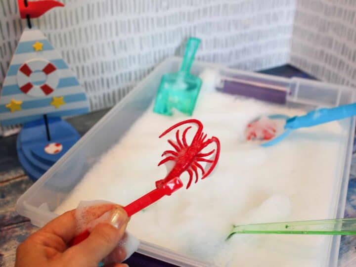 Image for Ocean Soap Foam Sensory Bin