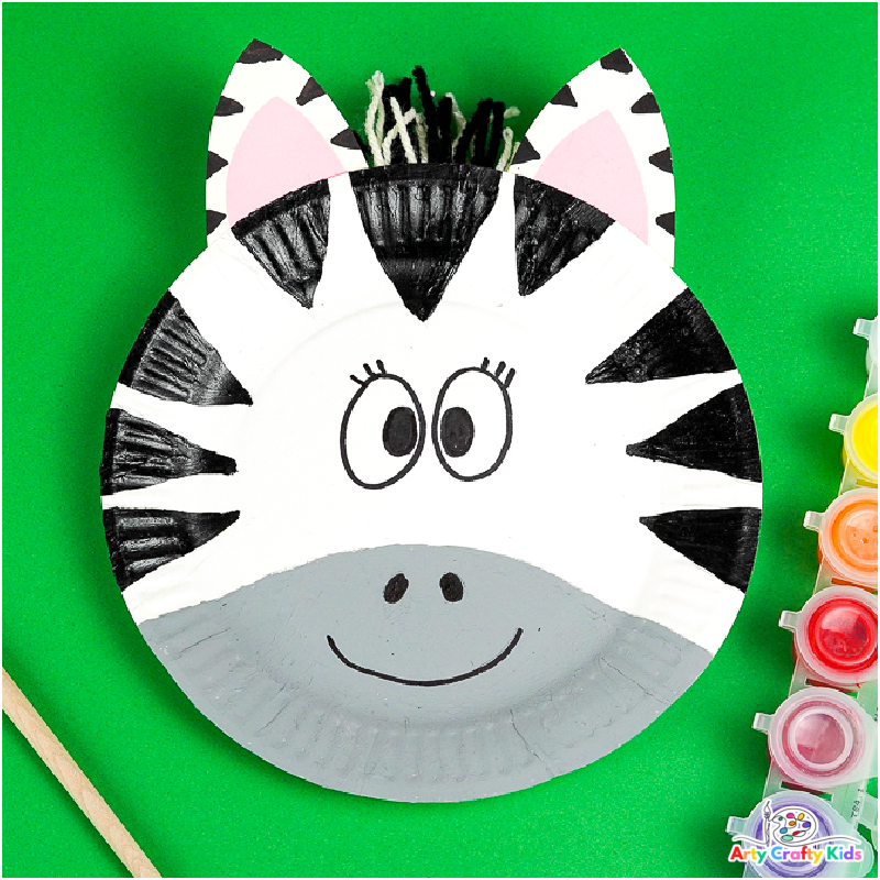 Image for Paper Plate Zebra Craft 