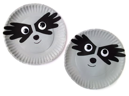 Image for Paper Plate Raccoon Craft