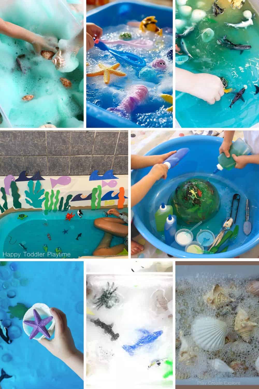 Ocean Water Play Activities for Preschoolers