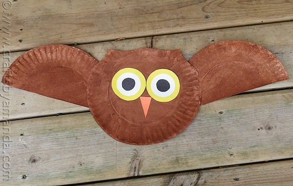 Image for Paper Plate Owl Craft