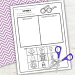 Free Letter G Cut and Paste Worksheets for Preschool