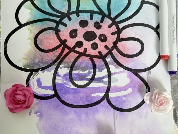 Image for Flower Foil Press Art