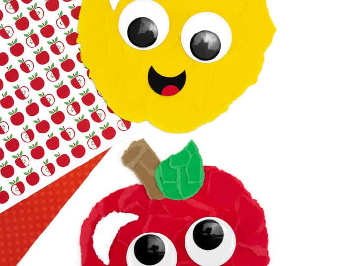 Image for Torn Paper Apple Craft