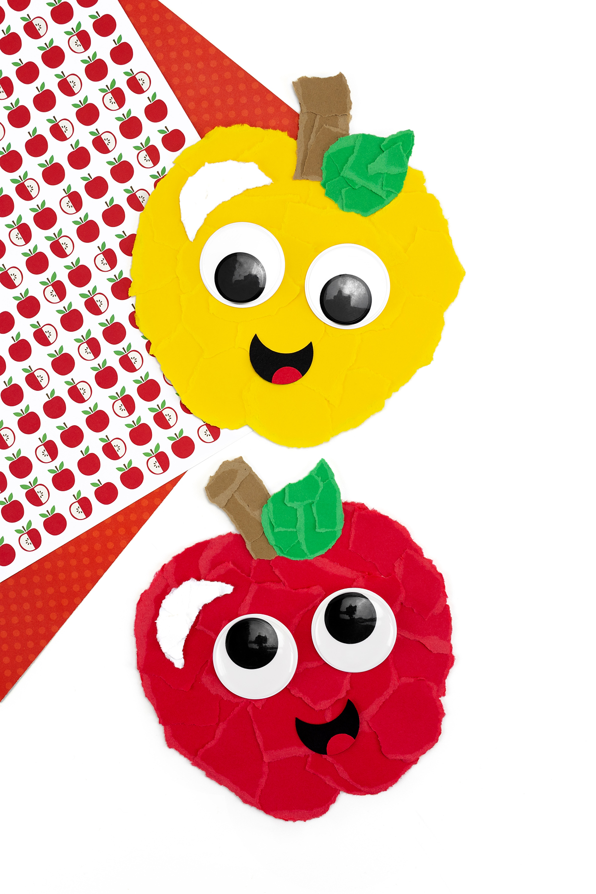 Image for Torn Paper Apple Craft