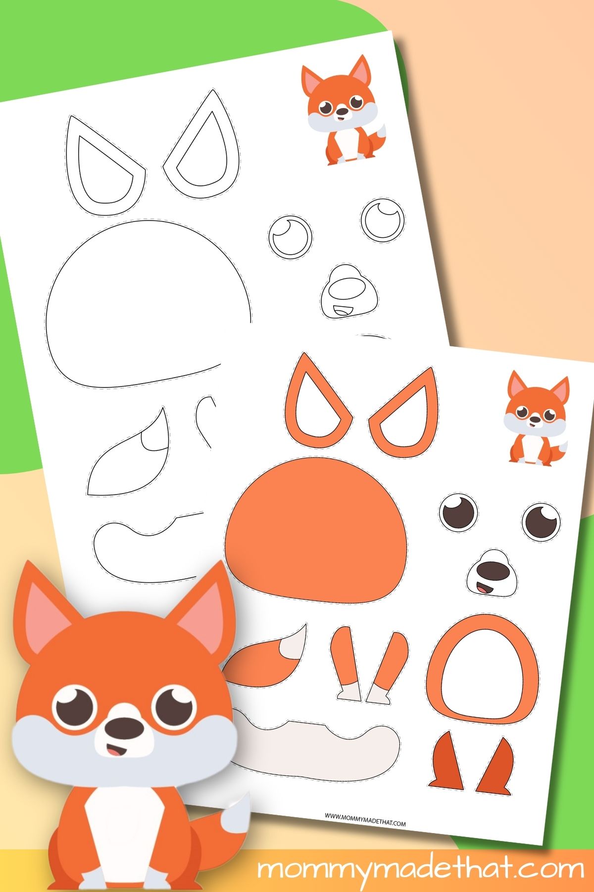 Image for Cut and Paste Fox Craft