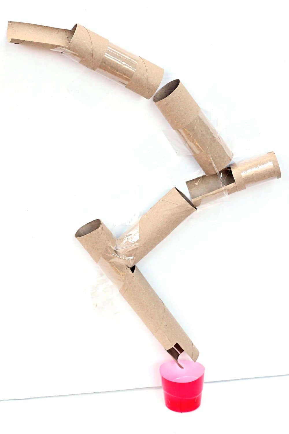 How to Make a Marble Run Out of Toilet Paper Rolls