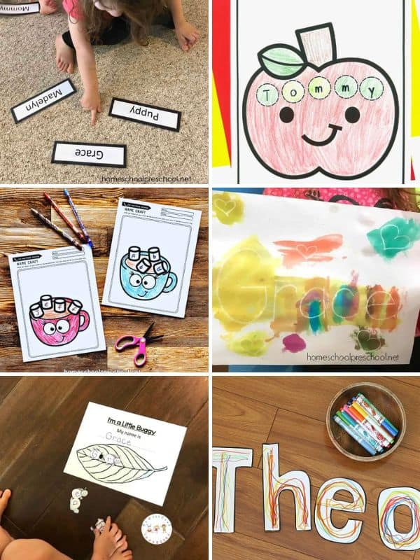 Name Recognition Activities for Preschool