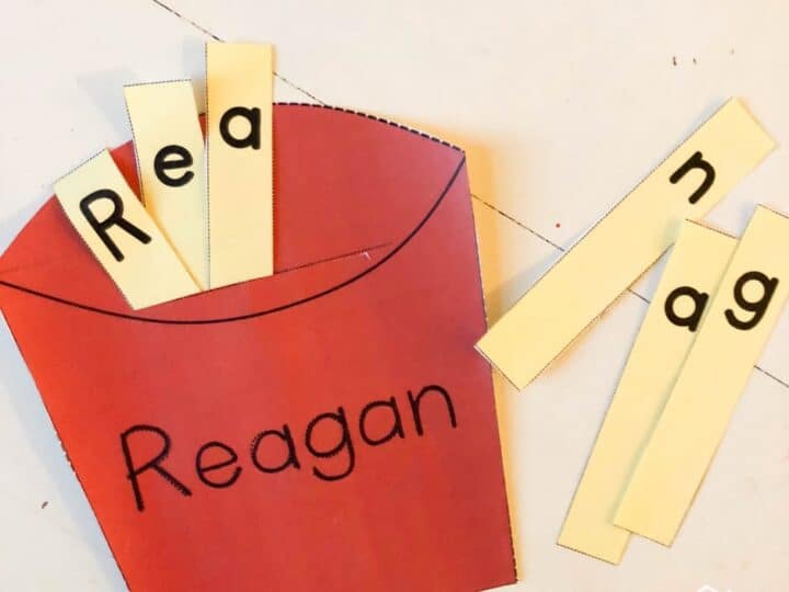 Image for French Fry Name Recognition Activities
