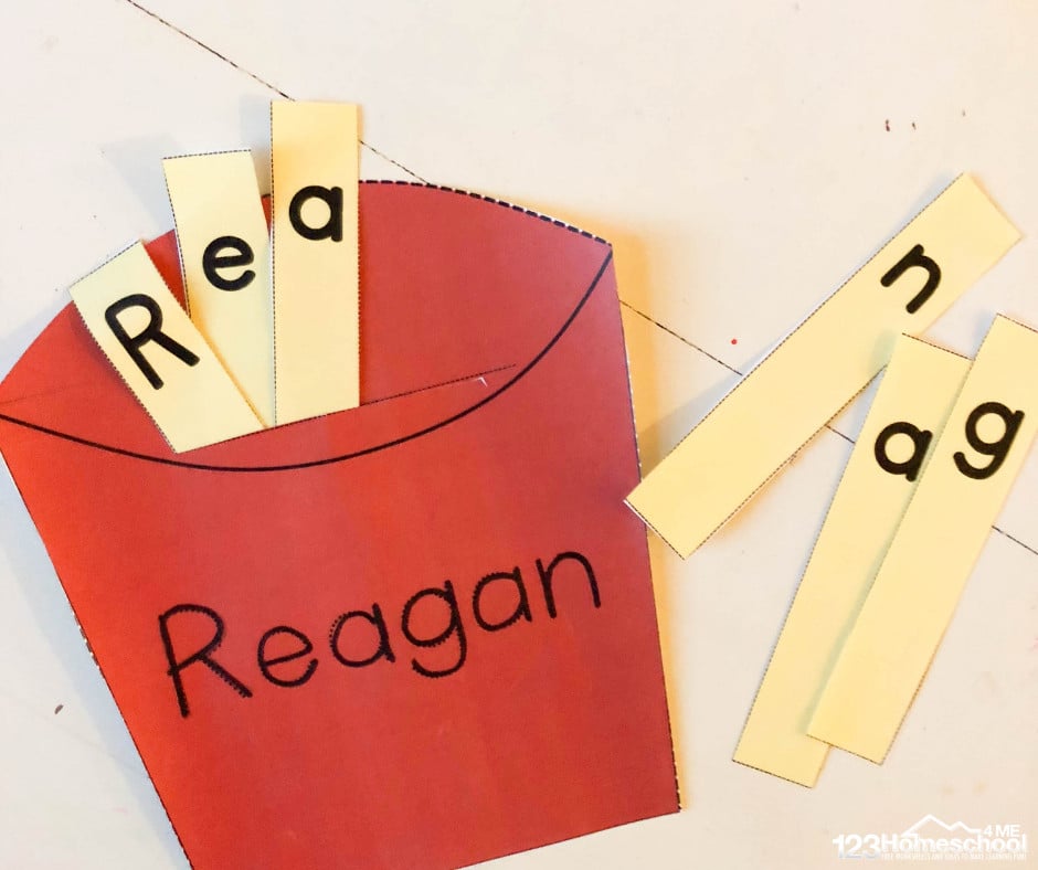 Image for French Fry Name Recognition Activities