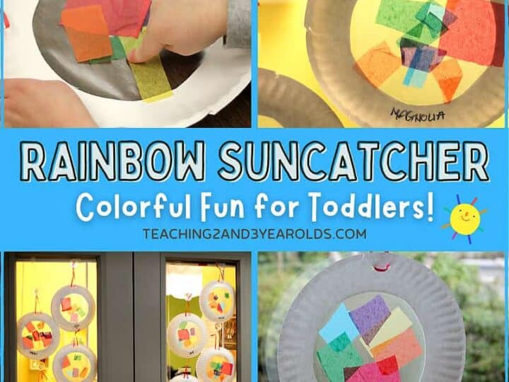 Image for How to Create Toddler Rainbow Art with Vibrant Suncatchers