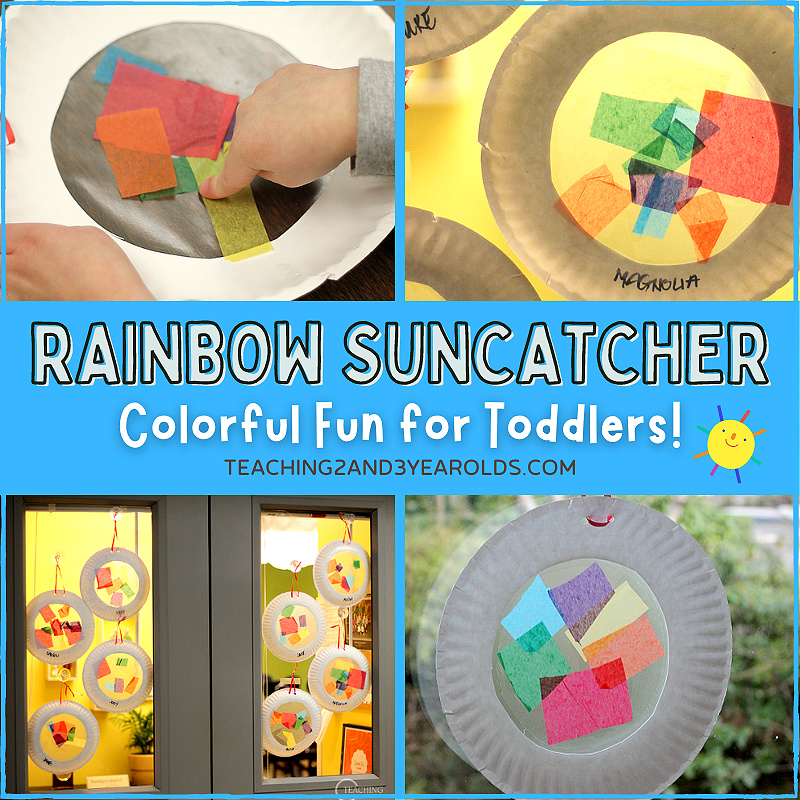 Image for How to Create Toddler Rainbow Art with Vibrant Suncatchers