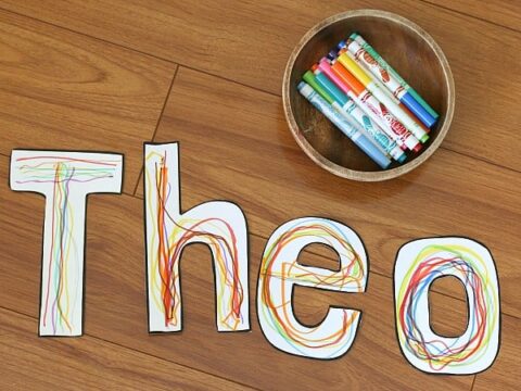 Image for Beginner Name Writing Practice for Preschoolers