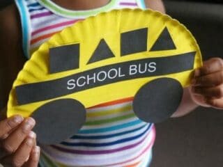 Image for Paper Plate School Bus Craft with Construction Paper