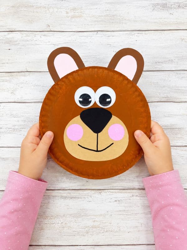 Bear Paper Plate Craft