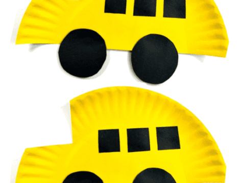 Image for Easy Paper Plate School Bus Craft for Preschoolers